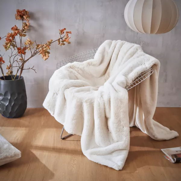 Kunstfelldecke (140 x 200 cm) Finn Wei�