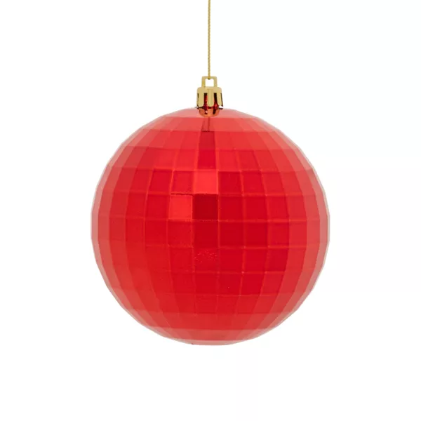 Set di 14 Palline di natale Specchio Rosso