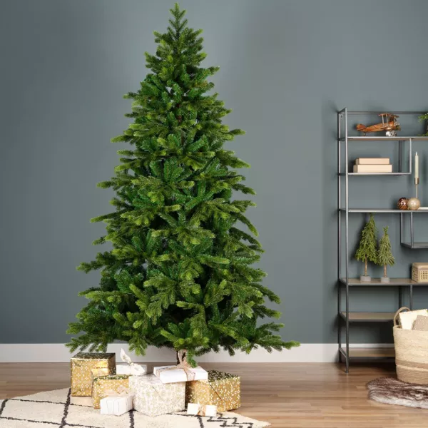 Sapin artificiel de No�l (H210 cm) Caucasia Nordmann Vert sapin