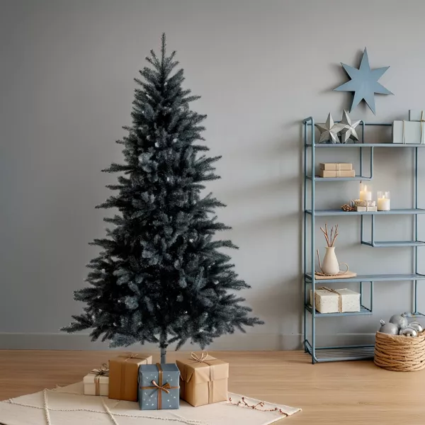 Albero di Natale artificiale (H210 cm) Monaco Nero