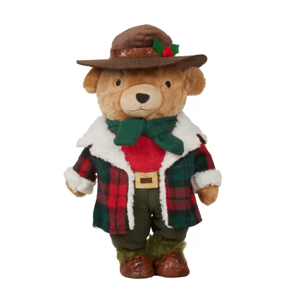 Orso decorativo di Natale (H45 cm) Noha dal Canada