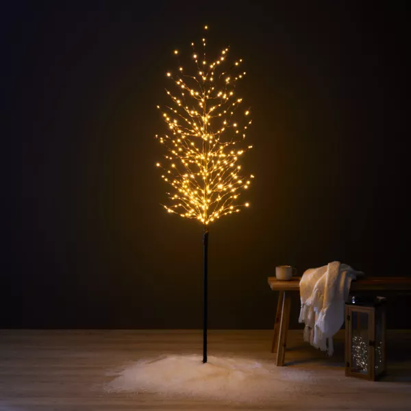 Lichtgevende boom 360 LED (H180 cm) Winterberk Warm goudwit