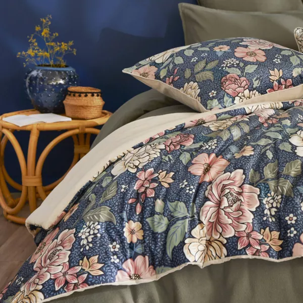 Edred�n de terciopelo (90 x 220 cm) Dolores Rosa