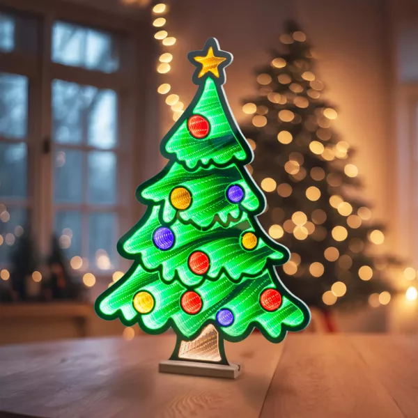 Sapin de No�l lumineux 393 LED (H63 cm) Infinity Multicolore