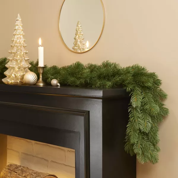 Juleguirlande af gran (300 cm - D25) Utah Luxe Gr�n