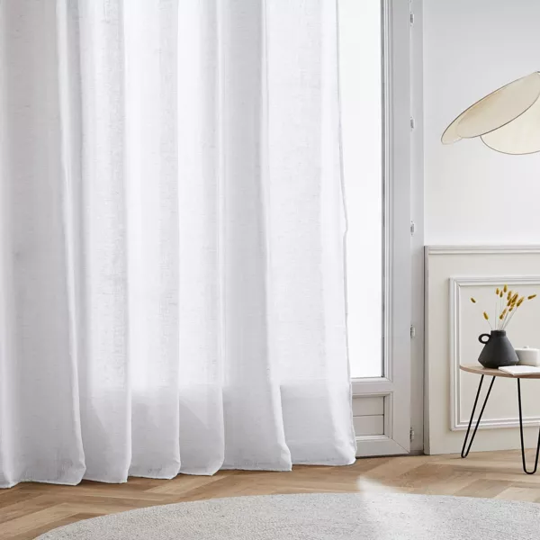 Breites Leineneffekt-Vorhang (400 x 240 cm) Luca Wei�