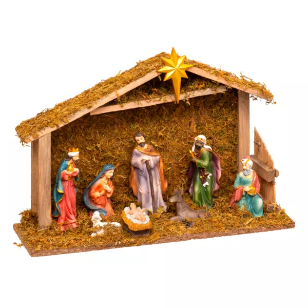 Bel�n completo de Navidad (H35 cm) San Basilio