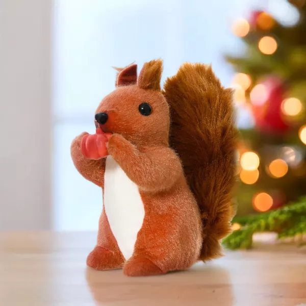Ardilla de Navidad (H23 cm) Gribouille y Calabaza