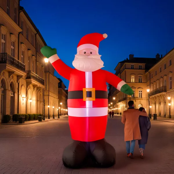 Papá Noel hinchable Luz y Luminosa