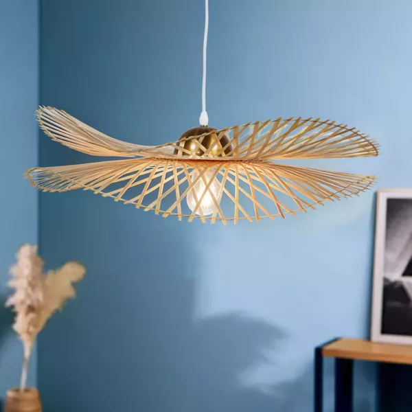 Hanglamp van bamboe (D75 cm) M�rida Natuurlijk