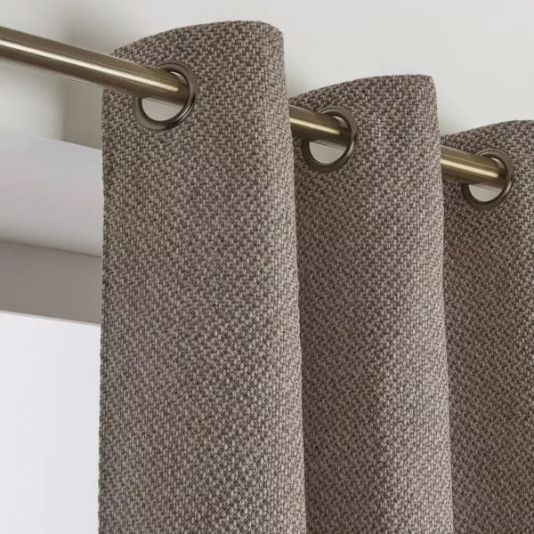 Vorhang mit Melange-Effekt (140 x 240 cm) James Kieselgrau