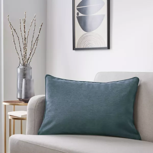 Cuscino rettangolare (40 x 60 cm) Minuit Blu grigio