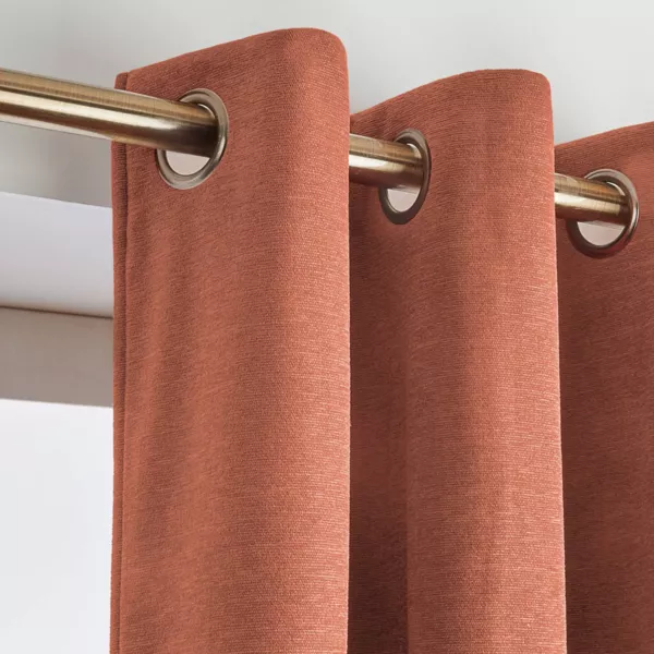 Thermischer Verdunkelungsvorhang (180 x 260 cm) Mitternacht Terrakotta