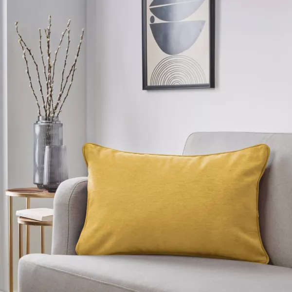 Cuscino rettangolare (40 x 60 cm) Minuit Giallo ocra