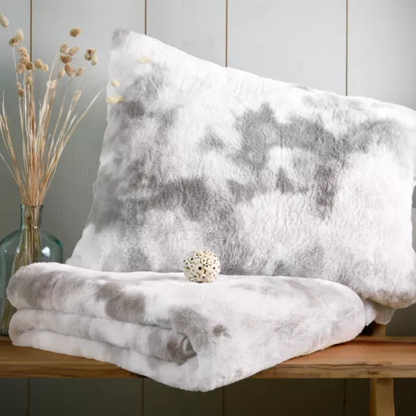 Plaid in finta pelliccia (125 x 150 cm) Harald Beige