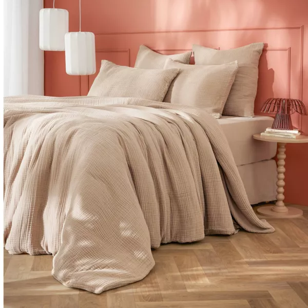 Katoenen mousseline dekbedovertrek (260 x 240 cm) Victoria x Ga�a Touw