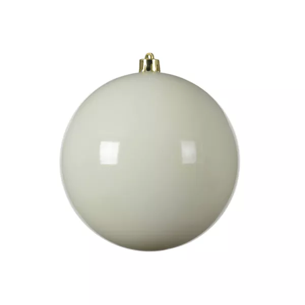 Weihnachtskugel (D140 mm) Alpin Wollwei�