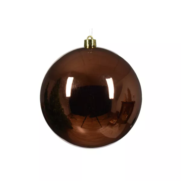 Kerstbal (D140 mm) Alpine Koffie bruin