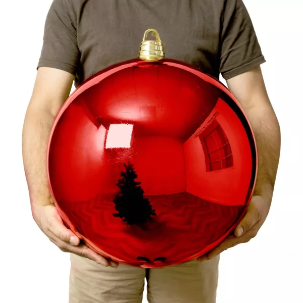 Julekugle (D400 mm) New Alpine XXL R�d