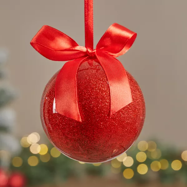 Lote de 14 bolas de Navidad  (D150 mm) Darling Rojo