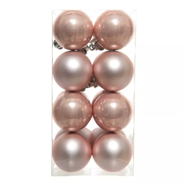 Set di 16 palline di Natale (D40 mm) Aravis Rosa cipria