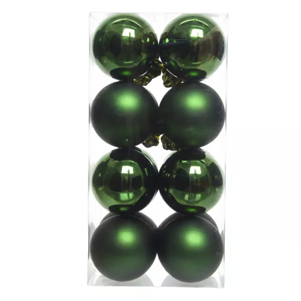 Set di 16 palline di Natale (D40 mm) Aravis Verde abete