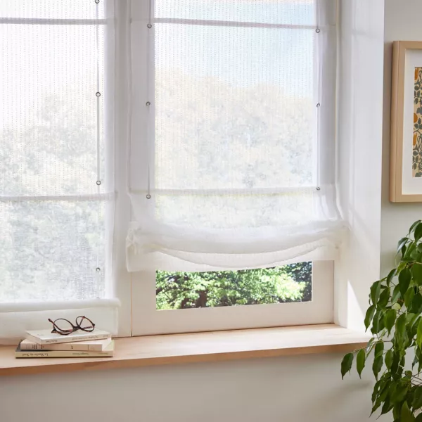 Tenda a pacchetto passanti nascosti (60 x 180 cm) Arthur Bianco