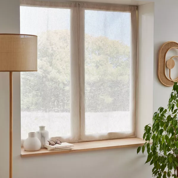 Par gardiner med tr�khul (60 x 120 cm) Arthur Beige