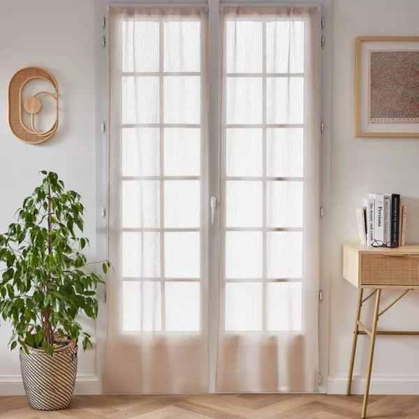 Paar Vorh�nge mit Schlaufen (70 x 200 cm) Arthur Beige
