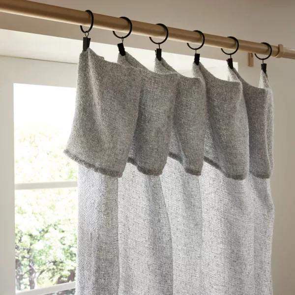 Rideau ajustable (140 x max 300 cm) Nils Gris