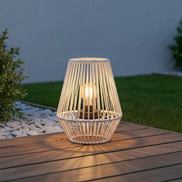 Lampada solare da giardino 3 lumen (H25 cm) Midtown Bianco