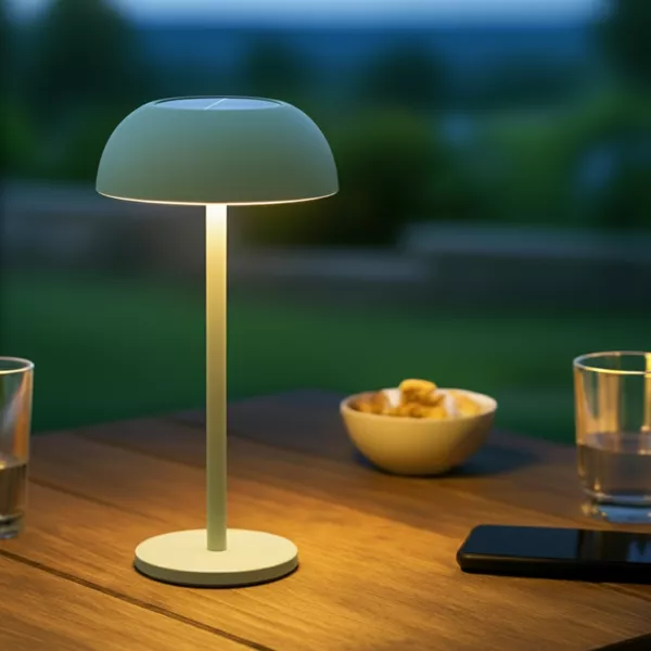 Zonnetafellamp 100 lumen (H33 cm) Malibu Mintgroen