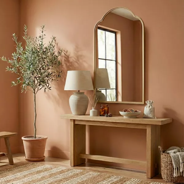 Grande specchio da parete (91 cm) Vegas Oro