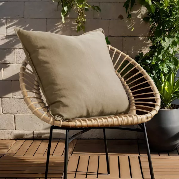 Udend�rspude firkantet (60 x 60 cm) Sunset Taupe