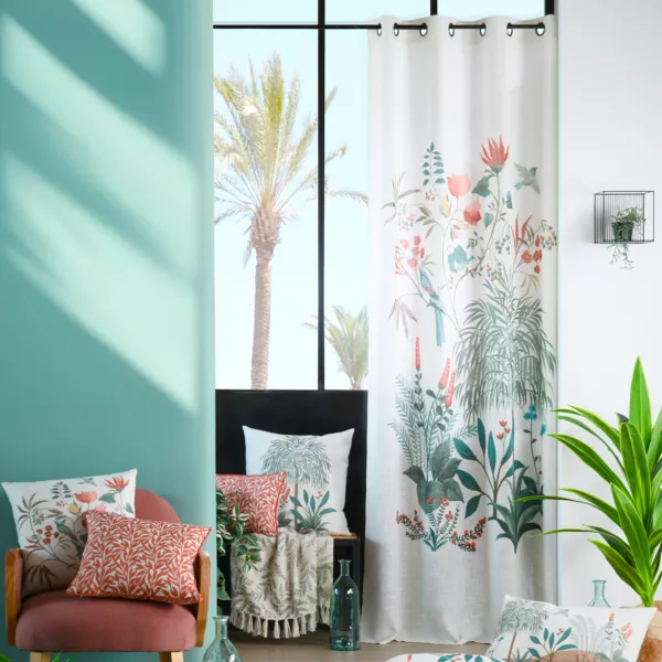 Rideau coton (140 x 260 cm) Antillia Multicolore