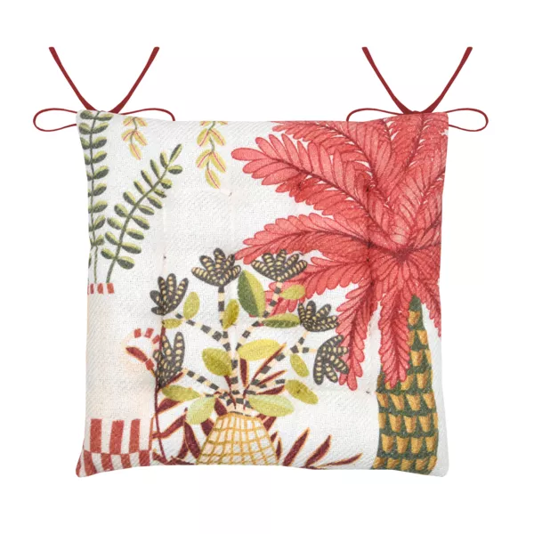 Coj�n de silla cuadrado de algod�n (38 x 38 cm) Maota Multicolor