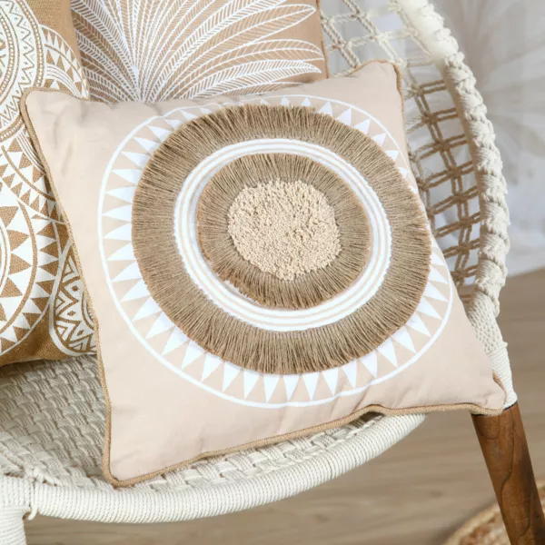 Kissen aus Baumwolle (40 x 40 cm) Mekong Beige