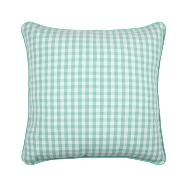 Coj�n cuadrado de algod�n (45 x 45 cm) Bardot Verde menta