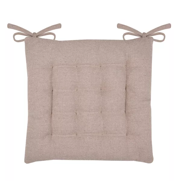 Cuscino per sedia quadrato (40 x 40 cm) Monaco Beige