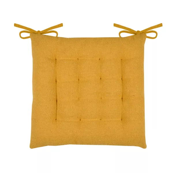 Cuscino per sedia quadrato (40 x 40 cm) Monaco Giallo curry