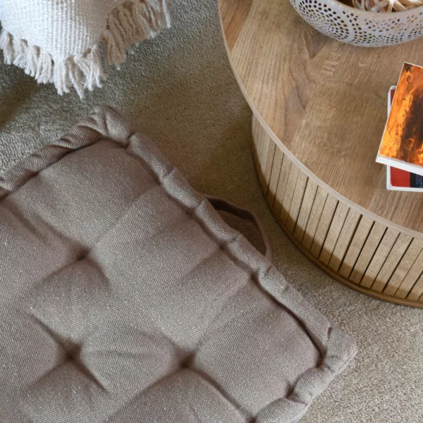 Cuscino da pavimento (50 x 50 cm) Monaco Beige