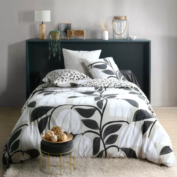 Housse de couette percale de coton (260 x 240 cm) Joyna Beige