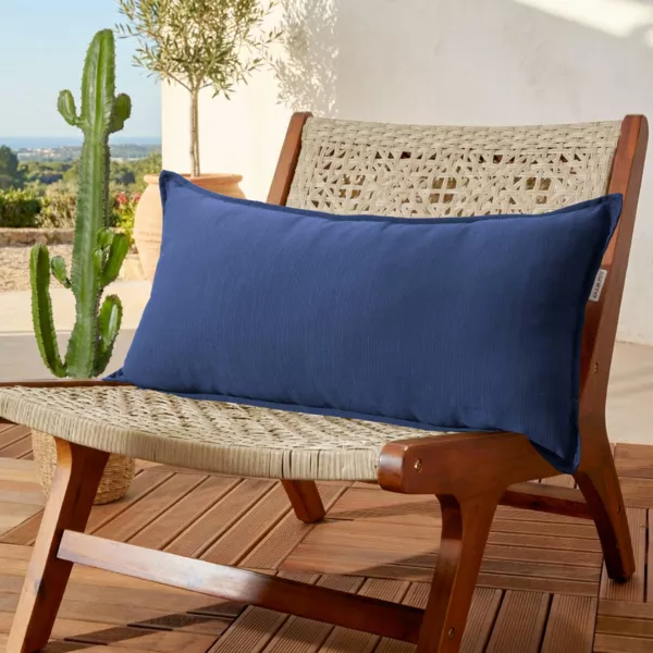 Cuscino da esterno rettangolare (35 x 70 cm) Sunset Blu notte