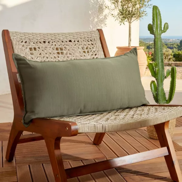 Coussin ext�rieur rectangulaire (35 x7 0 cm) Sunset Vert kaki