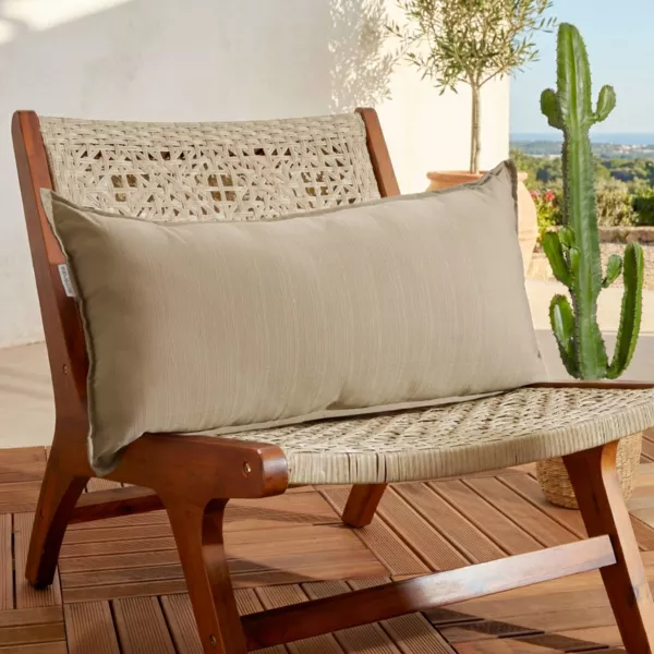 Coj�n exterior rectangular (35 x 70 cm) Sunset Taupe