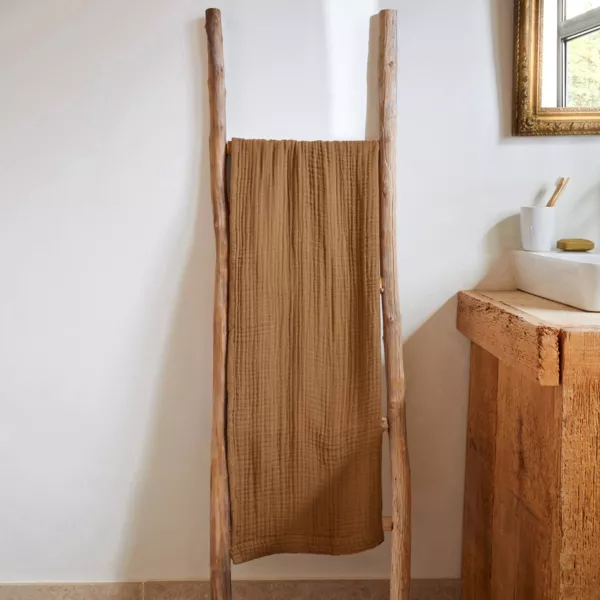 Badhanddoek katoengaas (70 x 130 cm) Ga�a Camel