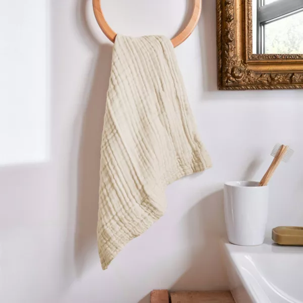 Gastendoekje Katoengaas (30 x 50 cm) Ga�a Beige