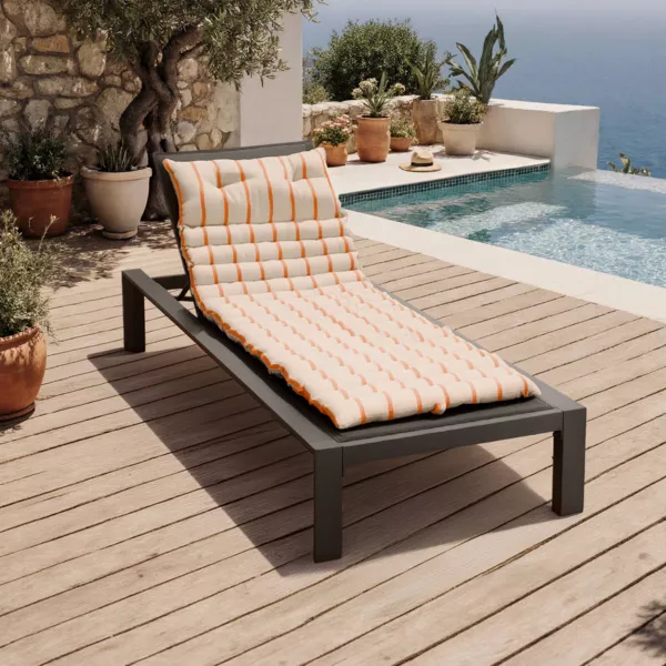 Rullelig solseng pude (60 x 180 cm) Ocealys Korall