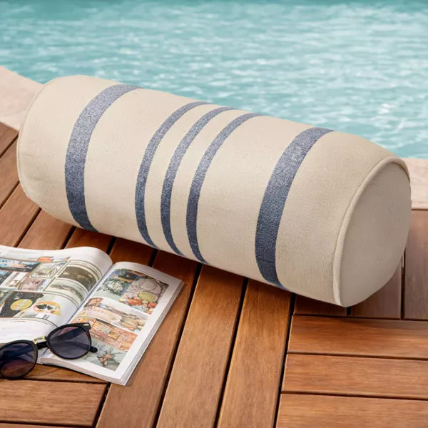 Outdoor-Kissen Polster (20 x 45 cm) Nautira Marineblau