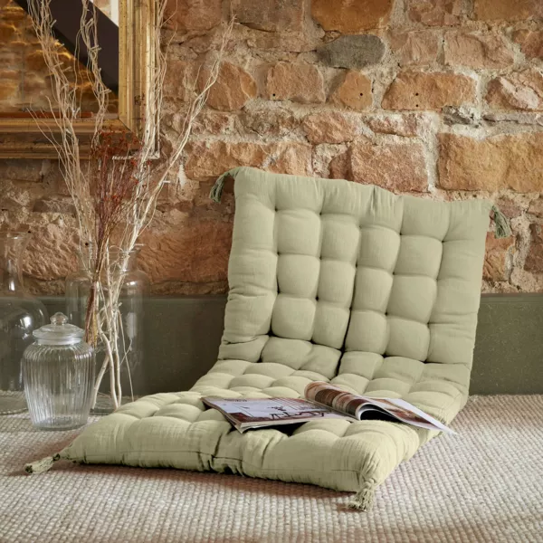 Matelas de sol gaze de coton (60 x 120 cm) Ga�a Vert tilleul